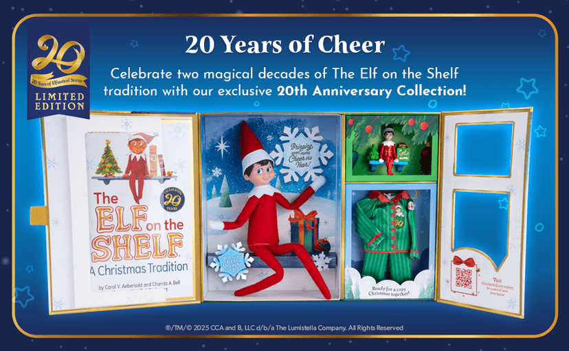 The Elf on the Shelf: A Christmas Tradition - Boy Scout Elf with Blue Eyes - Includes Artfully Illustrated Storybook, Keepsake Box and Official Adoption Certificate