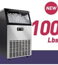 Commercial Ice Maker Machine 500LBs/Day with Filter, 250LBs Storage Bin, SECOP Compressor&ETL Approval Industrial Ice Machine, Auto-Cleaning, Ice Ready in 8-20mins, Cafe/Bar/Business/RST.