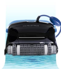 Dolphin Nautilus CC Automatic Robotic Pool Vacuum Cleaner, Wall Climbing Scrubber Brush, Top Load Filter Access, Ideal for Above/In-Ground Pools up to 33 FT in Length