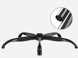 Office Chair with Adjustable Inflatable Lumbar Support,Leather Ergonomic Computer Desk Chair with Flip-up Arms,Adjustable Tilt Lock,Swivel Rolling Executive PC Chair for Work,Study,Meeting.Grey