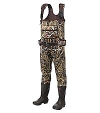 HISEA Hunting Waders for Men with 600G Insulated Boots, 4.5mm Neoprene Waterproof, Bootfoot Chest Wader Fishing Duck Hunting