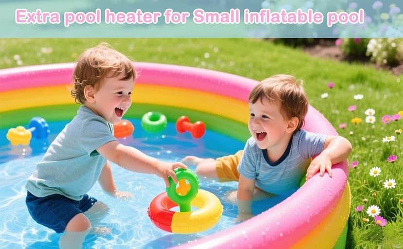 2000W Bathtub Heater | Pool Heater for Above Ground Pools, Portable Extra Baptistry Heaters for Baptismal Water Warmer, Inflatable Hot Tubs Warmer -120V Immersion Water Heaters for Bathtub