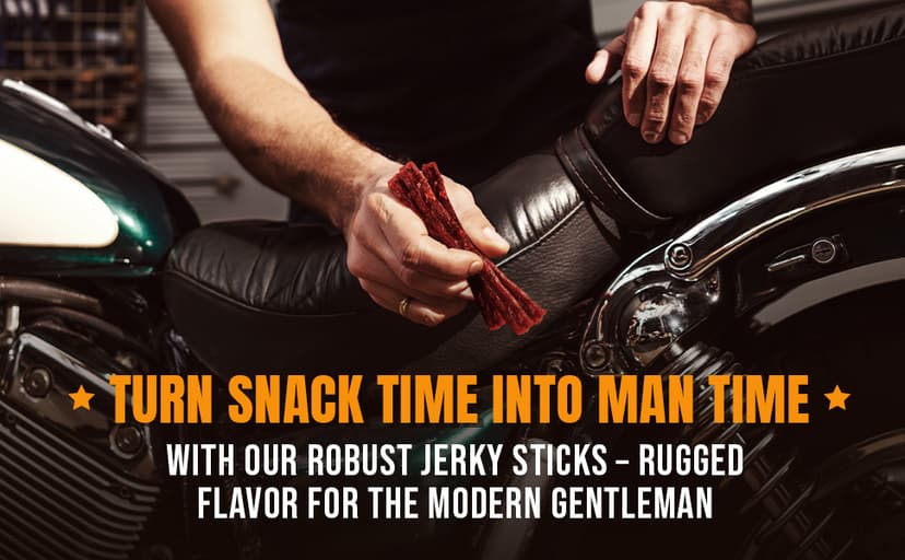 ManSnacks Deluxe Jerky & Nuts Gift Basket for Men - 28 pc - Large Variety of Beef Jerky Sticks, Pepperoni Sticks, Cheese Stick, Almonds, Peanuts & Pistachios, in a Manly Gift Bag
