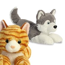 Aurora® Adorable Mini Flopsie™ Ginger Cat™ Stuffed Animal - Mini Companions Ready for Playful Adventures - for Kids All Ages, Toddlers, Adults, and Families - Orange 8 Inches