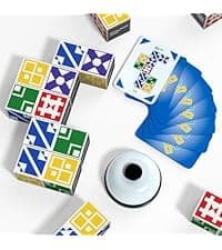BBnote 48PCS Stack Game for Adult & Kids, Tetra Board Tower Games for Family Travel Party, 2 Players Balance Stacking Toy, Team Toys Building Block