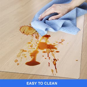 Kuyal Clear Chair mat for Hard Floors 36 x 48 inches Transparent Floor Mats Wood/Tile Protection Mat for Office & Home (36" X 48" Rectangle)