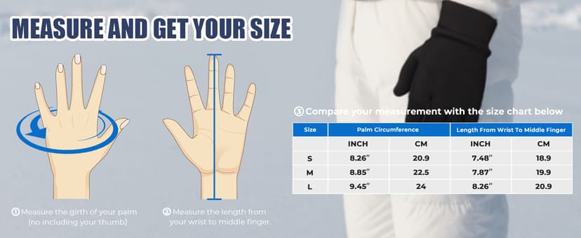 Aegend Lightweight Winter Gloves for Men Women, Warm Running Gloves Touchscreen Thermal Glove Liners for Cold Weather Driving, Cycling & Hiking, Non-Slip, Elastic Cuff, Stretchy, Durable
