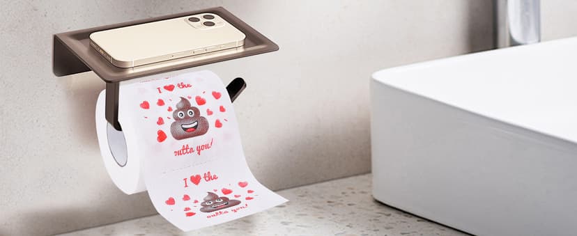 Valentines Day Gifts for Him/Her, Romantic Novelty Gifts Toilet Paper, Funny Gag Gifts for Adults Men Women Boyfriend Girlfriend, Valentines Day Decor for Party Supplies Christmas Stocking Stuffers