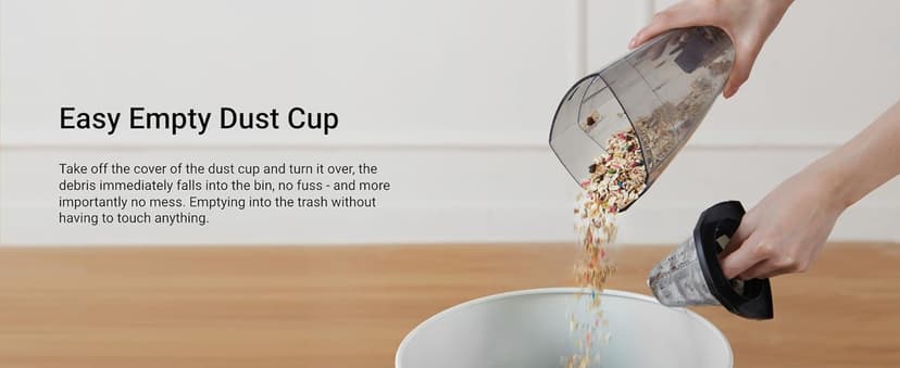 Eureka Blaze Stick Vacuum Cleaner, Powerful Suction 3-in-1 Small Handheld Vac with Filter for Hard Floor Lightweight Upright Home Pet Hair, Dark Black