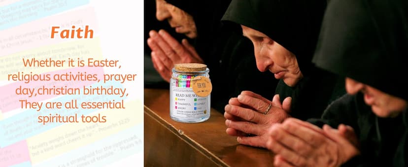 Bible Verse Jar, Read Me When Bible Verses Jar for Emotions and Feelings, Christian Gifts for Women, Men, Birthday Gifts for Mom,Graduation Gift for Her, Prayer Cards Comes With A 48-inch Ribbon Bow