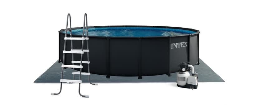 INTEX 26333EH Ultra XTR Deluxe Above Ground Swimming Pool Set: 20ft x 48in – Includes 2100 GPH Cartridge Sand Filter Pump – SuperTough Puncture Resistant – Rust Resistant – Easy to Assemble