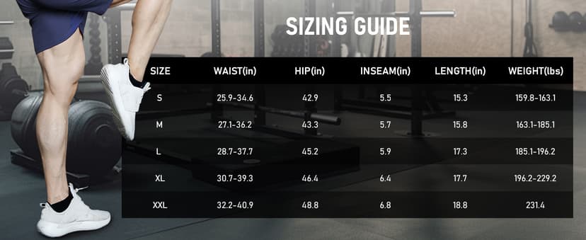 Men's 5" Running Shorts 2 Pack Quick Dry Athletic Workout Gym Shorts with Zipper Pockets