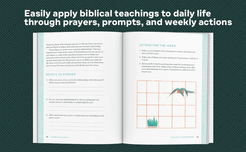 The Bible in 52 Weeks: A Yearlong Bible Study for Women