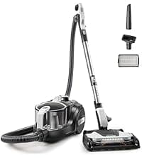 Kenmore DC5070.01 Upgrade 500 Series Bagless Canister Vacuum with Hair Eliminator Brushroll,2-Motor Cyclonic Technology, HEPA Filtration & 24' Auto Cord Rewind for Pet, Carpets, Hard Floors, Stairs