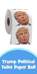 Joe Biden Funny Political Toilet Paper Roll by Gagster - TP Prank Democrat & Republican Election Party Joke Gifts,White Elephant Gift Exchange, Secret Santa, Make your Butt Laugh