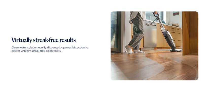 Bissell CrossWave Edge, Multi-Surface Hard Floor Cleaner Wet Dry Vacuum with Zero-Gap Edge Technology, 4111A