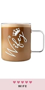 Gifts for Wife from Husband - Wedding Anniversary for Women, Birthday, Mothers Day, Christmas Wife Gifts for Her - Romantic Love Gift for Her - 16 Oz Can Glass