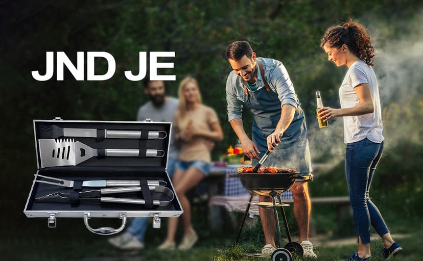 Step Dad Gifts, Fathers Day Step Dad Gifts from Step Daughter Heavy Duty Grilling Accessories Kit for Backyard BBQ, Thick Stainless Steel Grill Utensils with Non-Slip Handle Tool Grilling Gift for Man