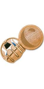 PICNIC TIME Wine Appetizer Plates, Set of 4 Wooden Cocktail Plates with Glass Holder, Mini Charcuterie Boards for Wine and Cheese Parties, Acacia Cheese Board Serving Trays (Oval - Acacia Wood)