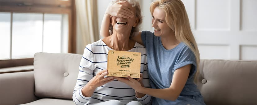 Poesie Laundry Detergent Sheet Sage Breeze Scent 160 Count Washer Sheets Detergent for Travel RV Trip Camping Home Dorm