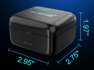 Sovvid Wireless Guitar System 2.4 GHz with Magnetic Charging Case Wireless Guitar Transmitter Receiver for Guitar Bass Electric Instruments