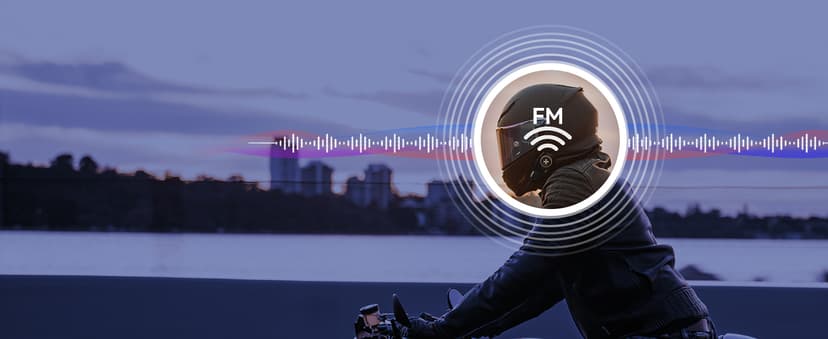 LEXIN G2P Motorcycle Helmet Bluetooth Headset, Group Intercom Communication System, FM Radio/ 6 Shells/Universal Pairing/Private Talk/Noise Cancellation, Fit for Snowmobile/ATV, 1 Pack