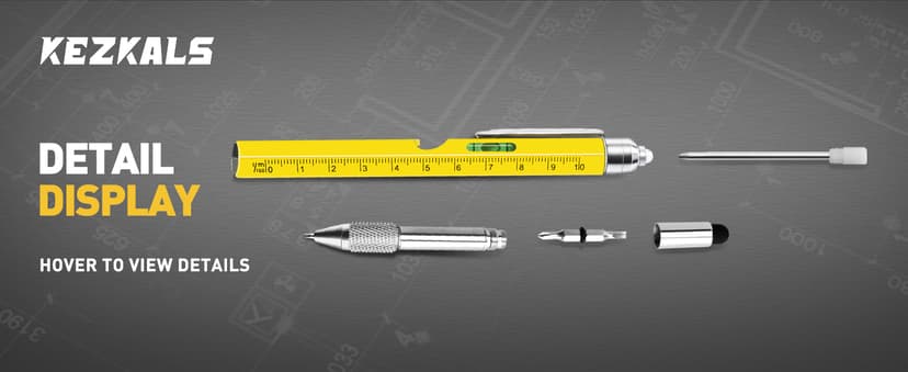 Birthday Gifts for Mens, 9-1 Multi Tool Pen, Mens Gift for Him Dad Husband, Anniversary Christmas Gift for Him, Cool Gadgets KEZKALS Gifts for Men 9 in 1 Multitool Pen Stocking Stuffers for Men Adults B09QM6GZ4R