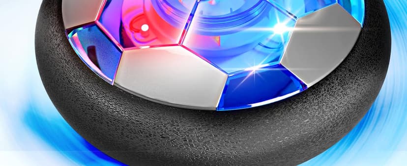 Hover Soccer Ball for Kids - Boy Birthday Gifts - Indoor Toy Games Gift for Boys Age 6, 7, 8, 9, 10, 11, 12 Year Old - Light-Up Toys Game for Kid - 6-8, 8-12 - Gift for 8 Year Olds (Single)