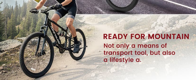 24/26/27.5 Inch Wheel Mountain Bike, 21 Speed MTB Bike with Full Suspension, Steel Frame and Dual Disc Brakes, Adult Mens Outdoor Cycling Mountain Bicycle