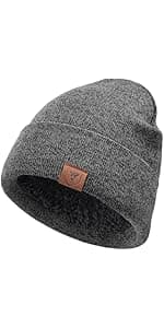 OZERO Work Gloves Winter Insulated Snow Cold Proof Leather Glove Thick Thermal Imitation Lambswool - Extra Grip Flexible Warm for Working in Cold Weather for Men and Women (Brown,Large)