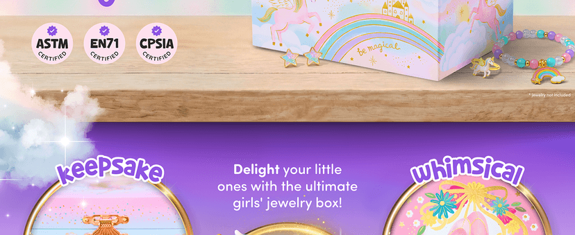 Music Boxes for Little Girls, Toddler Jewelry Box for 4 Year Old Kids, Toys for Toddlers, Birthday Gifts for Kids 5-9 Years Giggle & Honey® Musical Unicorn Jewelry Box for Girls B0CHKLZ7PJ