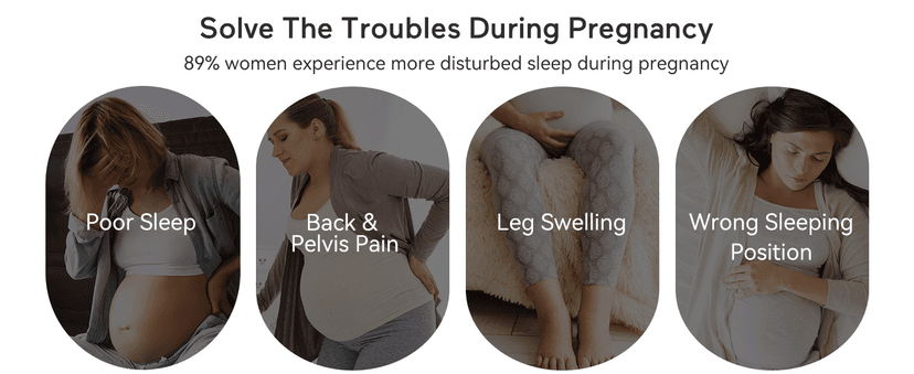 Removable Cover, Support for Back, Legs, Belly, Hips for Pregnant Women, Side Sleeper, Pregnancy Gifts & Essentials, 57 Inch Momcozy Cooling Pregnancy Pillow - U Shaped Full Body Maternity Pillow B09V4C1GDF