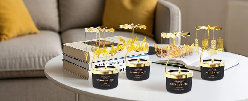 Kelly's Custom Candles Hummingbirds Gift for Women Her,Unique Birthday Candle Gifts for Sister and Wife,Anniversary,Rotating Scented Candle Gifts. B0CM3D53VW