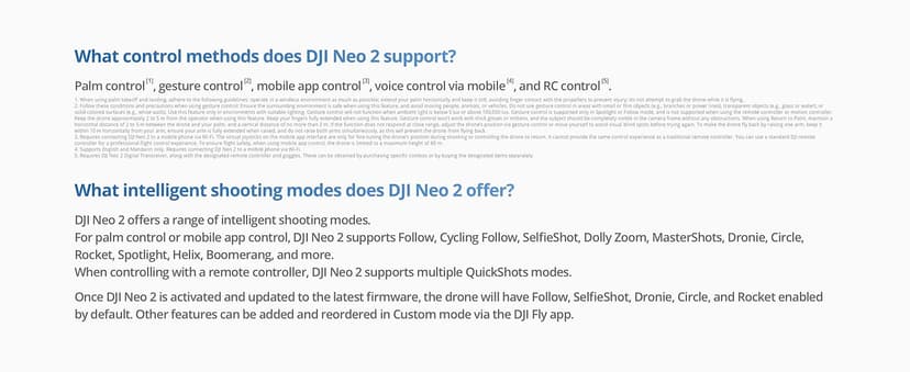 DJI Neo 2 (Drone Only), Lightweight & Foldable 4K Drone With Camera, Palm Takeoff & Landing, Gesture Control, ActiveTrack, Omnidirectional Obstacle Sensing