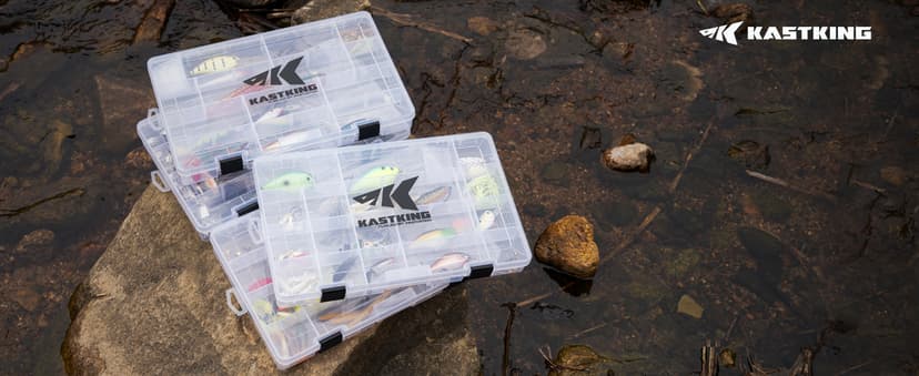 KastKing Karryall Fishing Tackle Bags with 4 * 3600 Tackle Trays - Saltwater & Freshwater Fishing Gear Storage