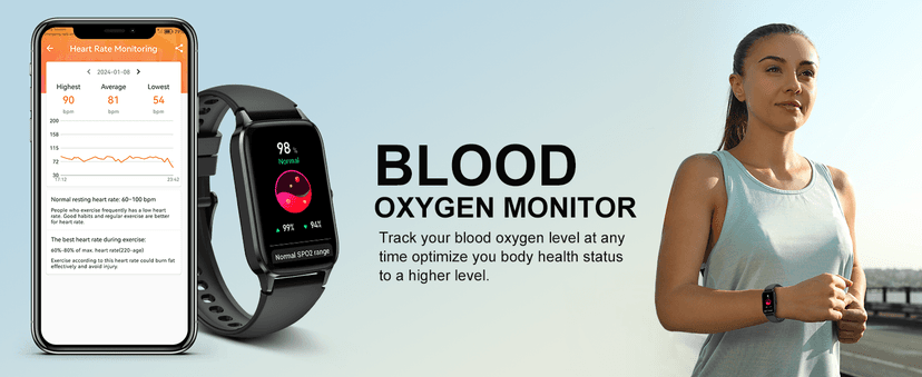 Smart Watch for Men Women, 1.57" Smartwatch (Answer/Make Call) , Fitness Tracker with 110+ Sport Modes, Heart Rate/Sleep Monitor, IP68 Waterproof, Bluetooth Calls, Smartwatches for Android iOS Black