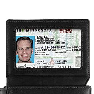 Sigtrenx Leather Wallets for Men, Genuine Leather Mens Wallets Bifold Rfid Blocking with 2 ID Windows