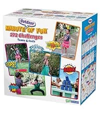 Funwares Minute of Fun Game - Minute to Win It Games for Kids, Adults, Teens, Families, Game Night, Gift for Home, Birthdays, or Travel. 2-12 Players! Original - 237 Challenges