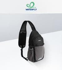 WATERFLY Crossbody Sling Backpack Sling Bag Travel Hiking Chest Bags Daypack (Teal blue) B07WNM894Y