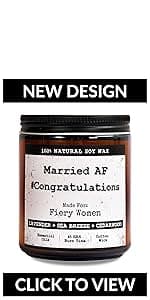 Engagement Gifts for Women - Wedding Candle, Bridal Shower, Bachelorette Party Gift for Bride to Be - Engaged Couple Fiance, Couples Gift - OMG Youre Engaged Candles