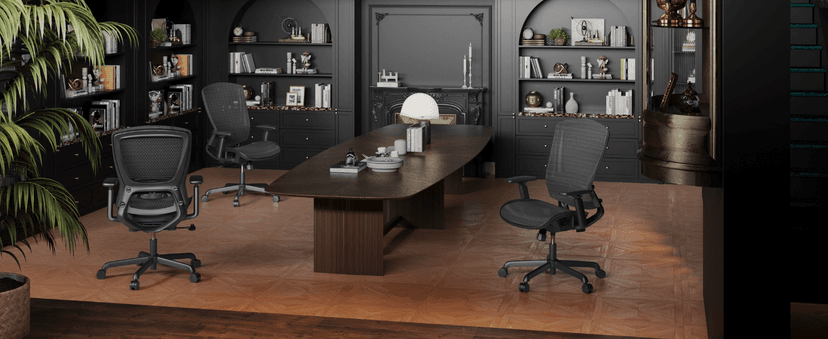 ELABEST T96 Mesh Office Chair,Ergonomic Computer Desk Chair,Sturdy Task Chair- Adjustable Lumbar Support & Armrests,Tilt Function,Comfort Wide Seat,Swivel Home Office Chair