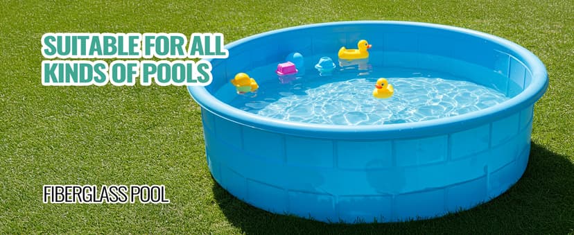 18" Pool Brush Head for Cleaning Swimming Pool Walls, Curved Ends High-Efficiency Scrub Brush for Tile, Fiberglass, Flooring and Vinyl Pools, Fits Φ1.25” Poles (Green & Black)