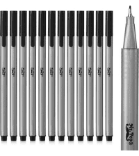 Mr. Pen - Art Pens, Multiliners, Fineliner Ink Pens, Set of 8 Technical Drawing pen, Pigment Pen, Fine Point, Black, Waterproof, for Art Watercolor, Sketching, Micro Drawing, for Bible Journaling