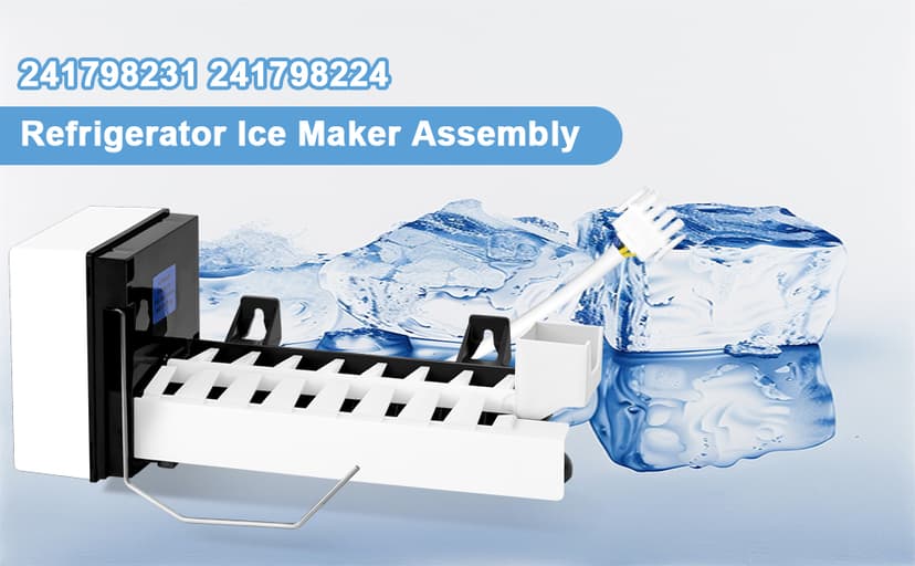 241798231 241798224 241798211 Ice Maker Replacement, Compatible with Frigidaire Electrolux Kenmore Refrigerators, Replaces 241642511, 241642501 and 241798201 Ice Maker Assembly (Not Universal)