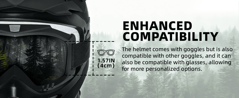 Kids Dirt Bike Helmets Youth ATV Helmet, Kids Motocross Helmet for Off Road, UTV, BMX, Street Riding Motorcycle Helmet with Goggles Gloves, DOT Approved
