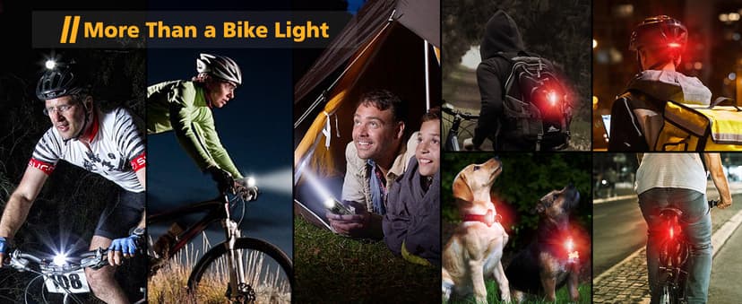 Ascher Ultra Bright USB Rechargeable Bike Light Set, Powerful Bicycle Front Headlight and Back Taillight, 4 Light Modes, Easy to Install for Men Women Kids Road Mountain Cycling B07FC9NRRR
