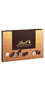 Lindt Gourmet Chocolate Truffles Gift Box, Assorted Chocolate Candy for Mother's Day Gifts, 26 Count, 14.7 oz. Box