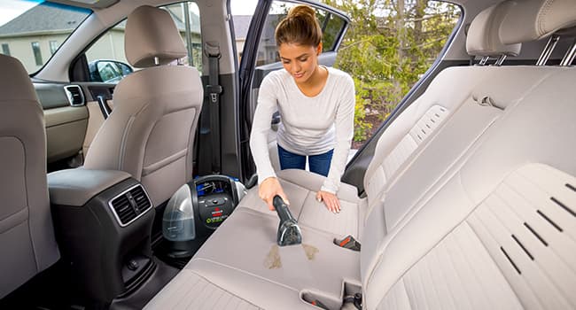 Bissell Little Green Pet Deluxe Portable Carpet Cleaner and Car/Auto Detailer, 3353, Gray/Blue