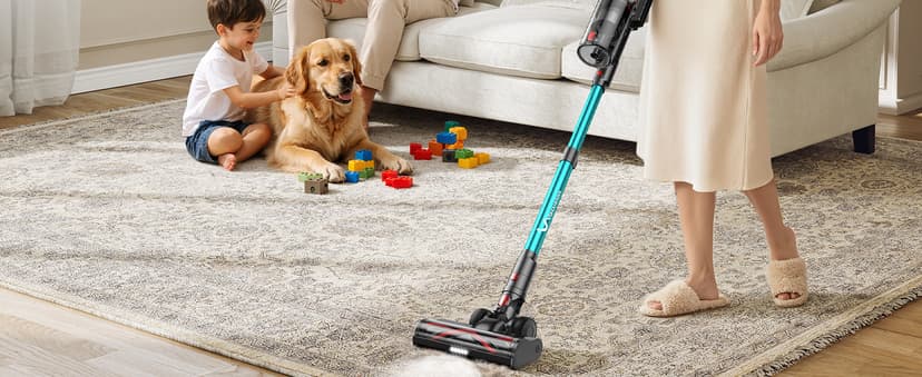 Cordless Vacuum Cleaner, 650W 55KPa 60Mins Vacuum Cleaners for Home, 8-in-1 Stick Vacuum with Charging Dock Station, Powerful Suction, Rechargeable, Versatile for Carpet, Hard Floor, Pet Hair