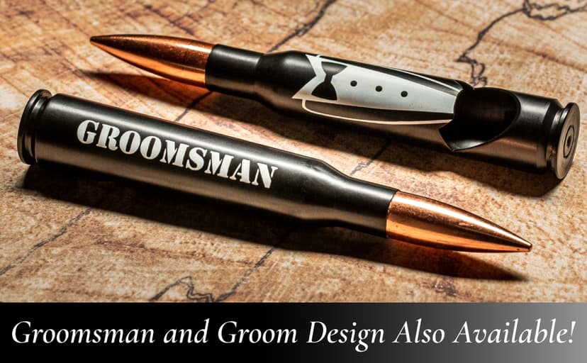 Best Man Gifts for Wedding - Engraved ‘BEST MAN' 50 Cal Bottle Opener I Best Man Proposal Gift I Will You Be my Best Man Gifts
